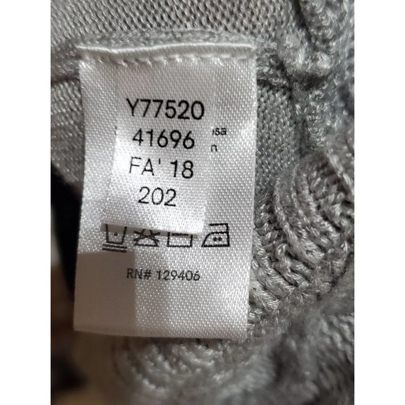 Venus Women's Gray Cowl Neck Long Raglan Sleeve Casual Knee Length Dress Small - Picture 9 of 13